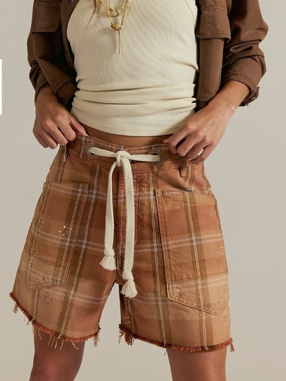 We The Free Moxie Printed Barrel Shorts